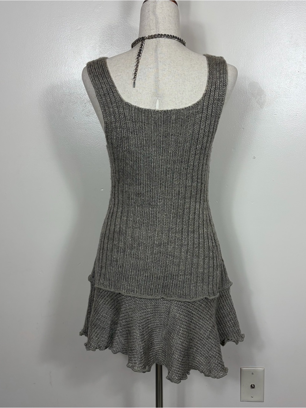 John Fashion Knit Sweater Vest Small Fairy Forest Grunge Whimsigoth Shabby - Picture 5 of 7